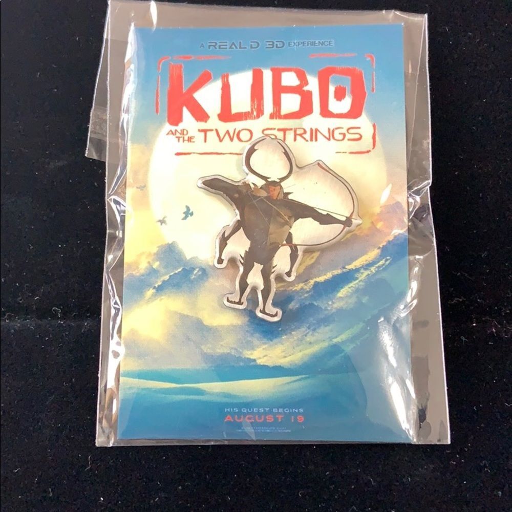 Official Kubo movie promo pin